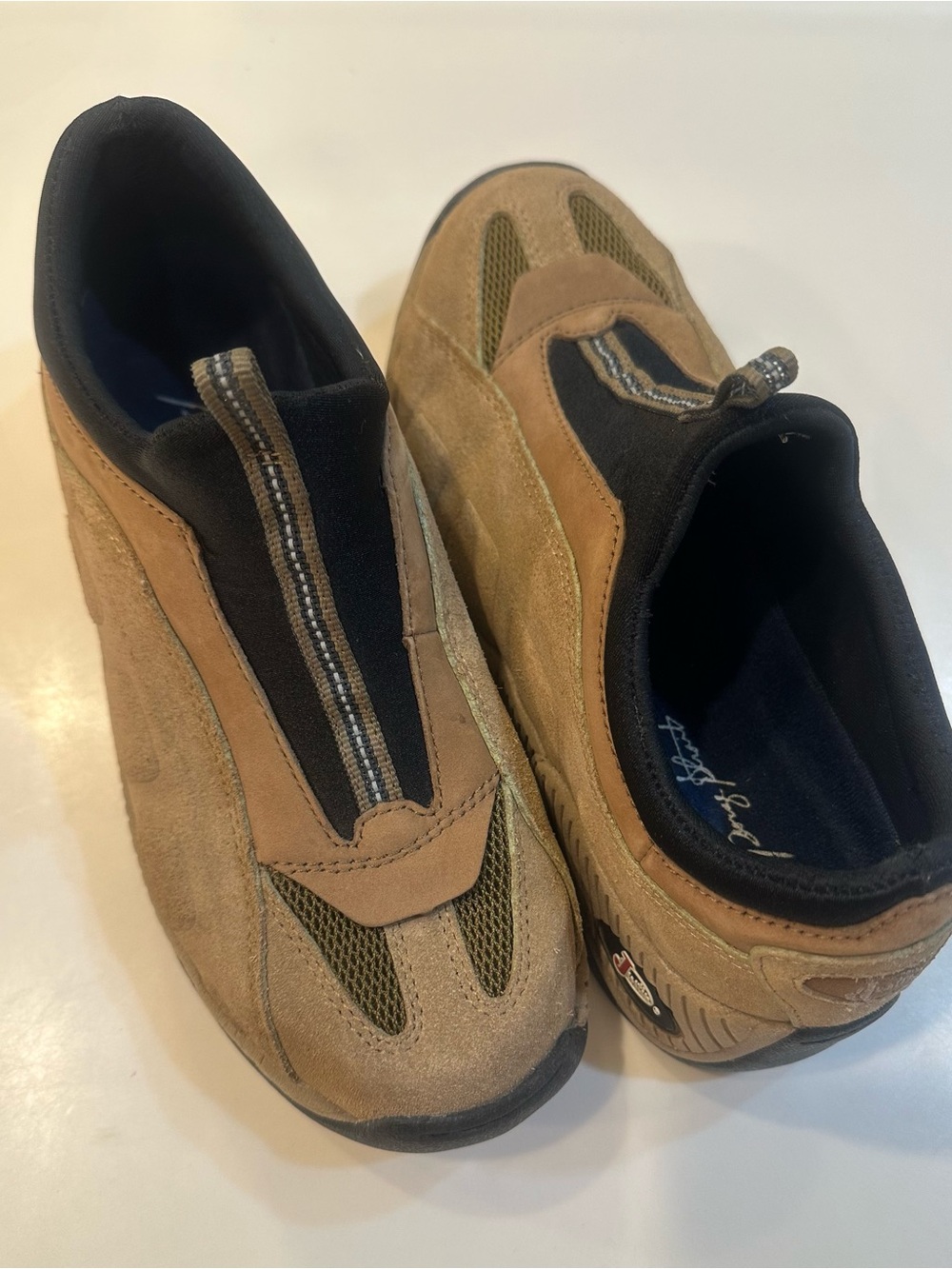 Justin George Strait Women’s Flex Comfort Suede Slip On Walking Shoes Size 7M